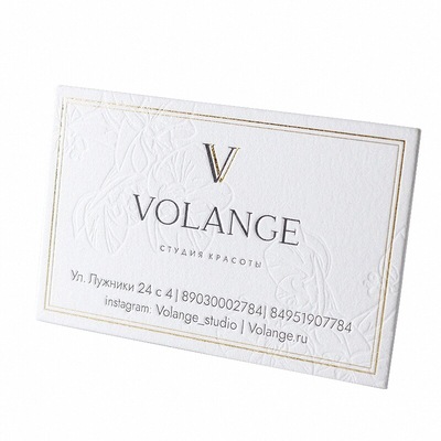 名片定制烫金凹凸棉卡棉纸凸版