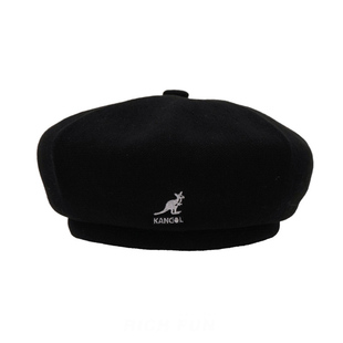 Kangol Jax Beret袋鼠百搭网眼羊毛八角贝雷帽报童画家帽休闲帽子