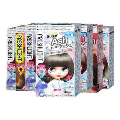 奶茶栗棕泡泡染施华蔻斐丽丝日本