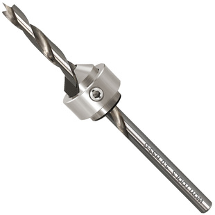 沃一新升级限位沉头倒角钻3-10mm木工实木板打螺丝沉孔专用三尖钻