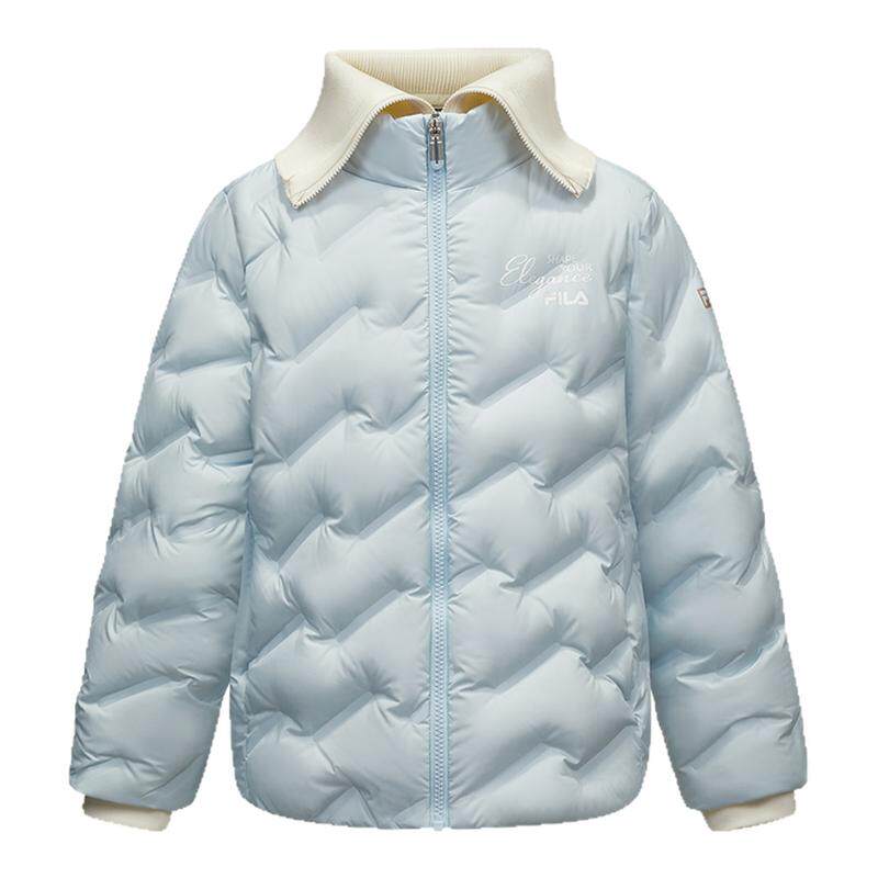 斐乐秋季新款女中大童轻薄羽绒服