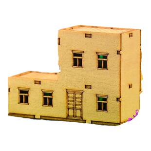 城市沙盘建筑模型小房子迷你版微景观房屋diy手工成品木屋摆件