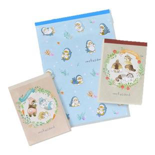 sunstar太阳星mofusand福猫珊迪限定款[第9弹]A6/方型/迷你便签本彩色插画印花内页备忘日程待办清单提醒