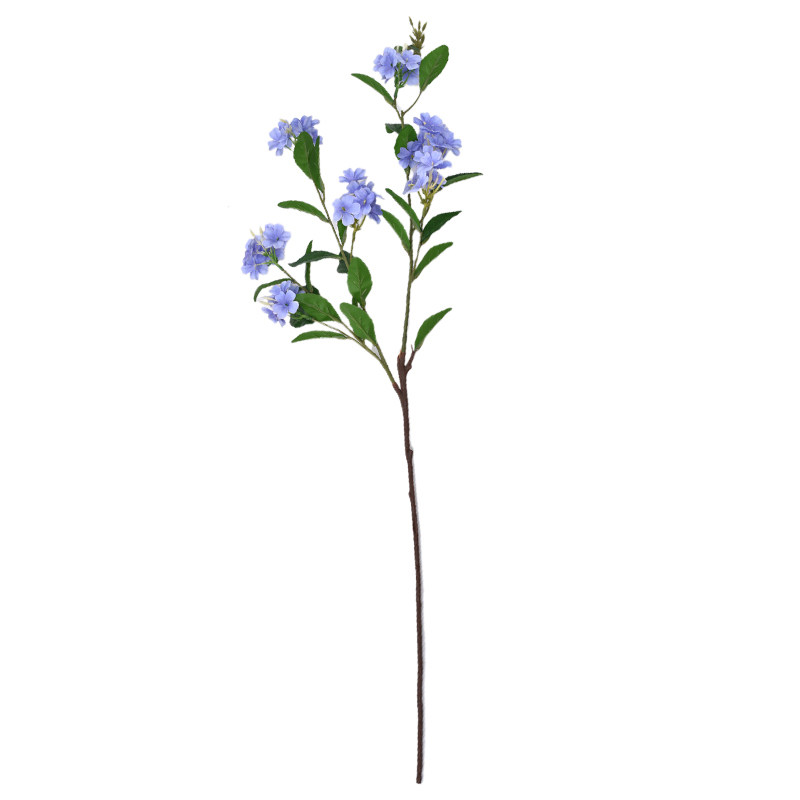 高档仿真蓝雪花绣球家居插花摆件