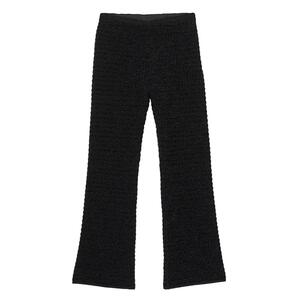 SANDROOutlets秋冬女装法式气质优雅黑色经典微喇高腰直筒长裤