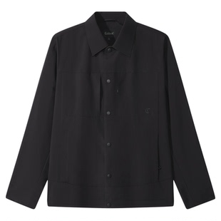 【三防】卡宾商务行政夹克男装春季新款翻领休闲正式衬衫外套