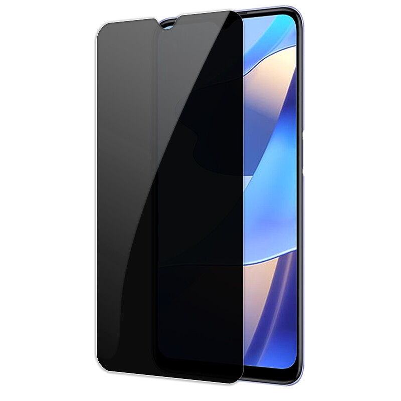 OPPO A16国际版防窥膜A16S钢化膜CPH2271/CPH2269全屏覆盖防偷看防盗手机黑边膜防偷瞄屏幕保护隐私防摔爆膜