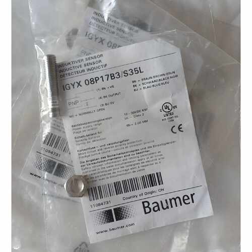 议价全新原装 Baumer 堡盟 IGYX 08P17B3/S35L现货 多咨询