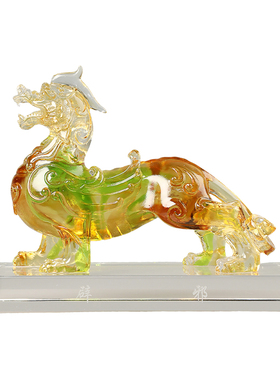 古东东招财琉璃貔貅摆件乔迁礼