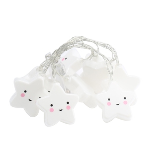 过年星星小彩灯串儿童卧室帐篷氛围感装饰灯生日房间布置温馨插电