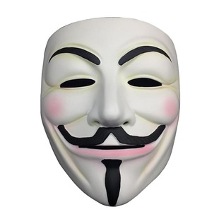 万圣节V字怪客仇杀队面具树脂影视恐怖舞会男士cos盖伊福克斯装饰