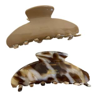 韩国高级感醋酸头发抓夹大号鲨鱼夹发夹女2025新款盘发夹子发饰秋