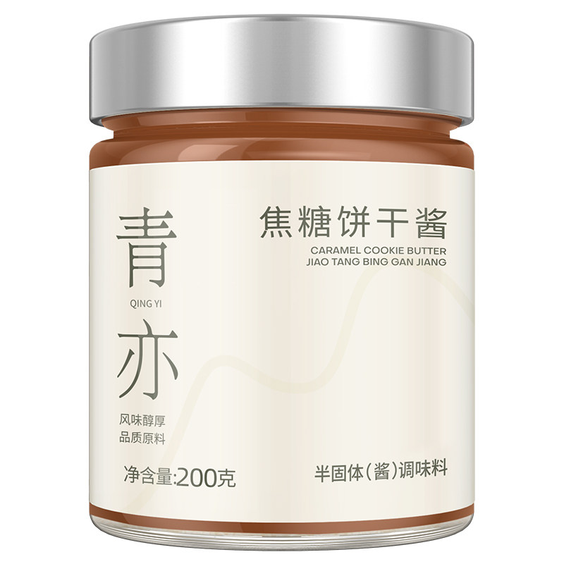 焦糖饼干酱面包涂抹酱