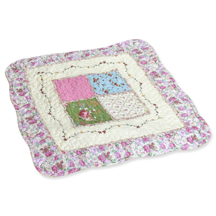 全棉纯棉透气薄餐椅垫子布艺坐垫办公室电脑椅垫通用带绑带防滑