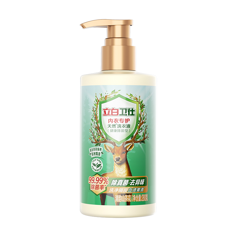 立白卫仕内衣专护洗衣液内裤清洗液男女通用温和除菌280g