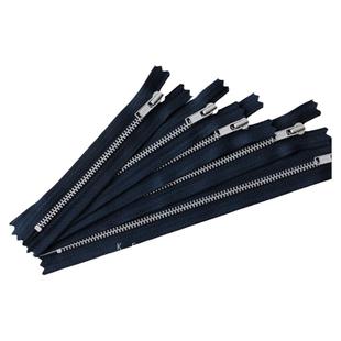 YKK银色拉链 衣服裤子门襟包包DIY手工 金属3号闭口15/20cm