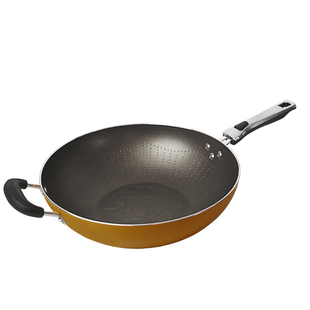 炊大皇不粘锅炒锅无油烟平底小炒菜锅30电磁炉32大容量34cm炒菜锅