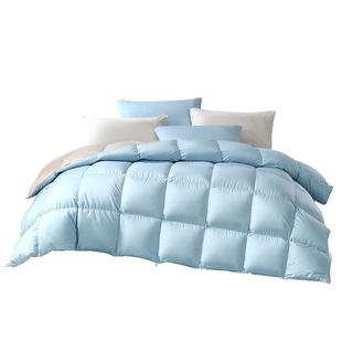 富安娜鸭绒被子冬厚被高绒子加厚保暖羽绒被四季被1.8米1.5米被芯