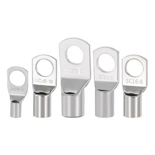 国标A级SC冷压接线端子6-185平方电缆窥口铜鼻子铜线耳紫铜镀锡