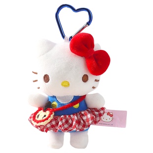 正版hellokitty包包挂件可爱kitty凯蒂猫毛绒玩偶书包挂饰钥匙扣