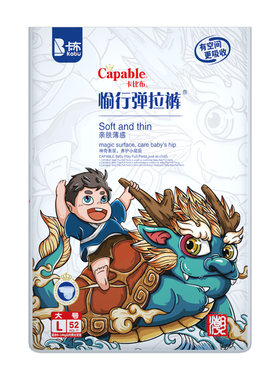 卡比布国潮学步裤拉拉裤