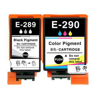 【顺丰】适用epson爱普生wf100 wf110墨盒黑色T289彩色T290颜料便携式打印机T2950维护箱墨水盒非原装wf-100