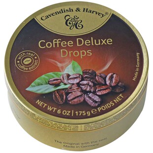 德国水果糖进口糖嘉云糖铁盒礼盒装咖啡味硬糖送女友礼物做手帐吃