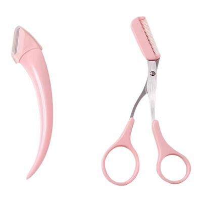 新款带梳眉剪修眉刀懒人初学者新手刮眉毛刀男女士专用套装