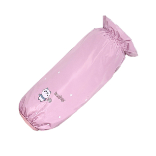 加长款罗口防水袖套男女厨房专用防油工作上班加肥加大羽绒服护袖