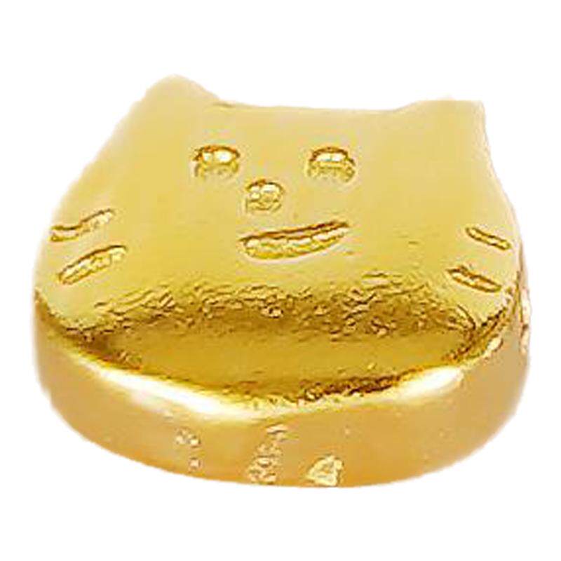 S925纯银立体穿孔招财猫隔珠