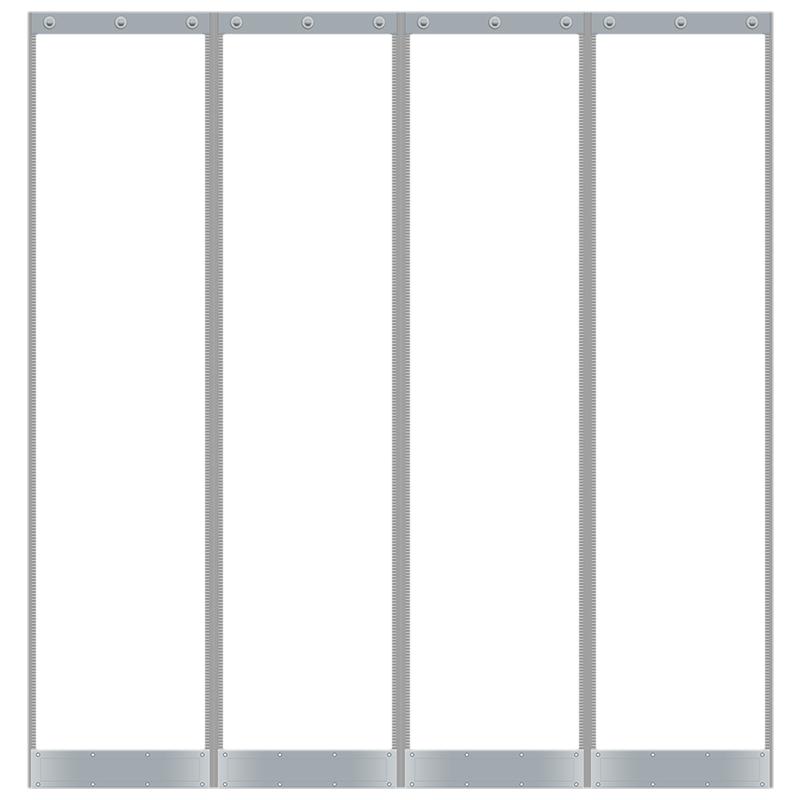 空調(diào)門簾夏季隔熱擋風(fēng)磁吸店鋪商用防風(fēng)隔斷簾PVC透明塑料軟門簾