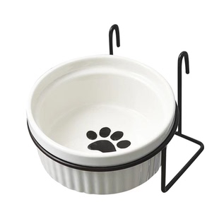 陶瓷碗碗猫用猫碗猫食盆狗盆狗碗猫咪水碗宠物碗斜口碗喝水喂食器