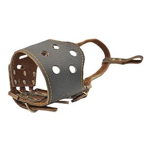 牛皮狗嘴套狗狗囗罩防叫防咬宠物嘴套口套大型犬金毛德牧狗嘴巴套