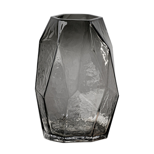 花瓶轻奢高级感创意透明玻璃花瓶大口径水养鲜花客厅餐桌装饰摆件