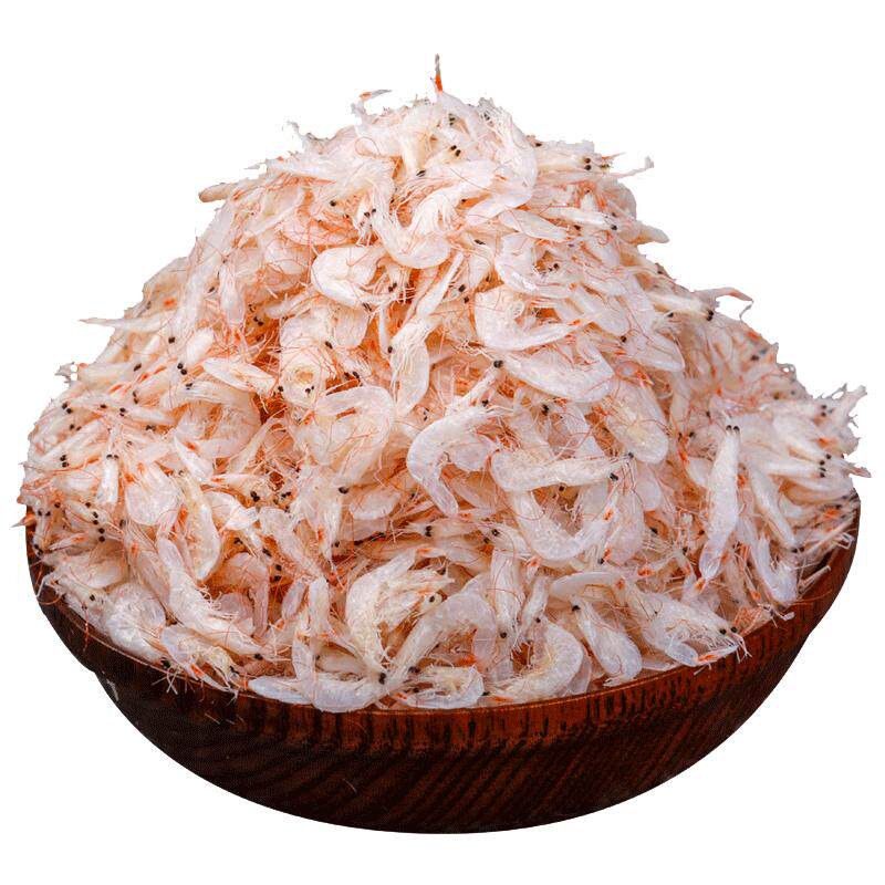 新鲜咸虾皮小虾米商用非特级无盐宝宝食谱淡干海米虾仁干海鲜干货