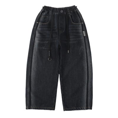 【送运费险】男童加绒牛仔裤