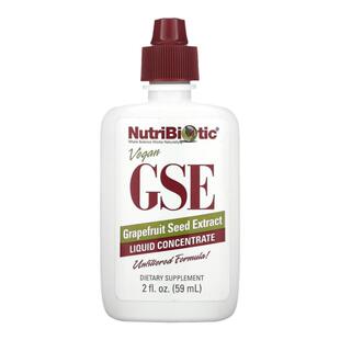 NutriBiotic GSE葡萄柚籽提取物天然免疫支持口腔消化道健康皮肤