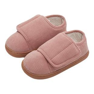 冬季脚肿老人保暖包跟棉拖鞋女家居可调节魔术贴防滑月子鞋