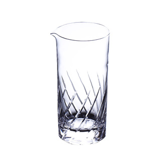 酒吧灵魂水晶手工刻花调酒杯调酒器700ml搅拌调酒杯Mixing Glass