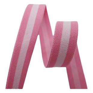 25mm宽优质彩色条纹加厚松紧弹力橡筋绳服装鞋帽吊裤背带腰带辅料