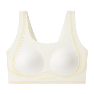 贝迪纯少女发育期内衣女学生无痕防凸文胸A类抑菌背心薄模杯青少