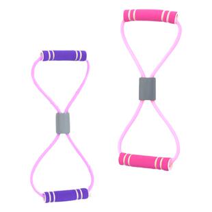 八字形拉力器男女拉伸开肩手臂弹力绳家用练背扩胸女士8字拉力器