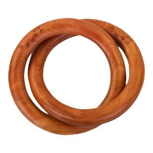 桃木乾坤圈阴阳环雷击枣木乾坤阴阳圈手镯一体整木张至顺道家法器