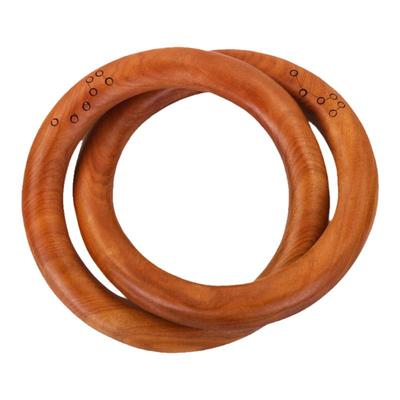 桃木枣木乾坤阴阳圈手镯道家法器