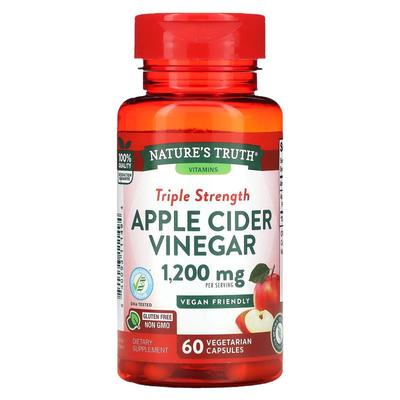 Nature'sTruth三倍功效苹果醋肠道菌群平衡维护血糖身材管理