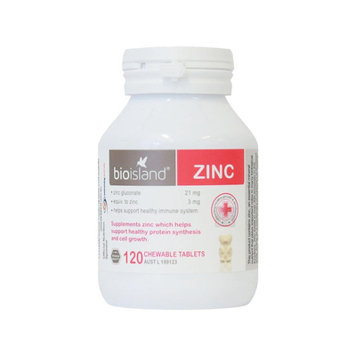 澳洲bioisland婴幼儿锌片120粒
