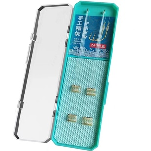 短子线盒装鱼钩绑好套装成品双钩子线绑好金袖钩海夕有刺无刺鲫鱼