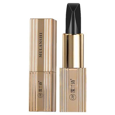霂兰诗口红不易沾杯不易掉色三色口红肉桂色雾面持妆显白牛血色