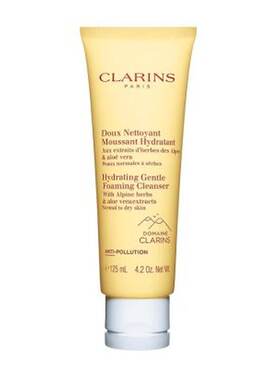 香港直邮clarins娇韵诗 棉花籽舒柔保湿泡沫洁面膏125ML告白正品