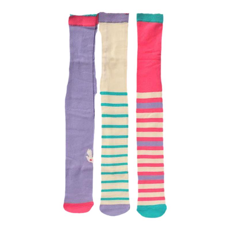 童装英国MOTHERCARE儿童宝宝纯棉裤袜女童婴儿连裤袜条纹打底裤袜